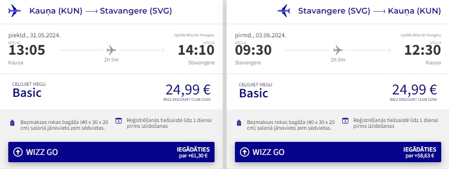 Lidojums uz Stavageru