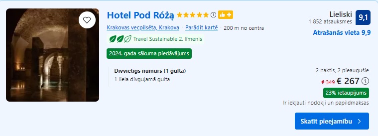 Viesnīca Krakovā