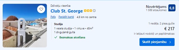 Apartamenti Kiprā