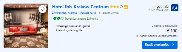Viesnīca Krakovā