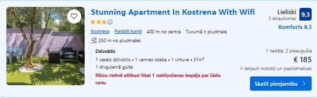Apartamenti Horvātijā