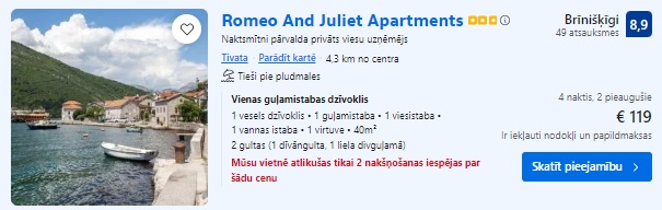 Apartamenti Tivatā