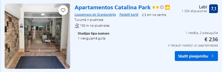 Apartamenti Grankanārijā