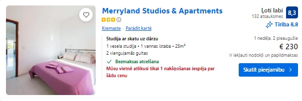 Apartamenti Rodā