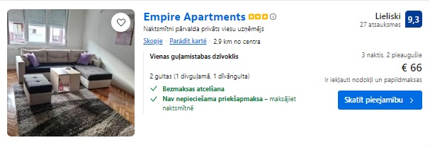 Apartamenti Skopje