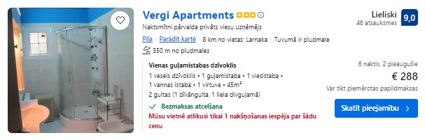 Apartamenti Larnakā