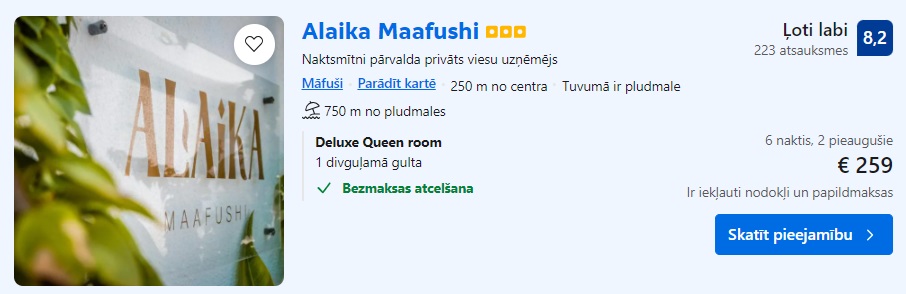 Viesnīca Maldīvijā