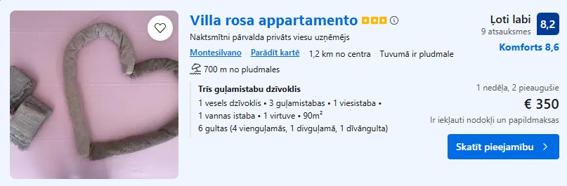 Apartamenti Peskārā