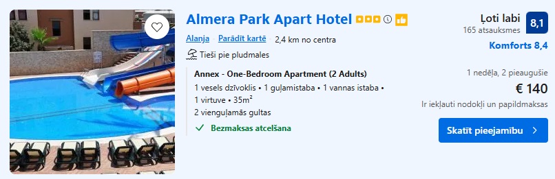 Apartviesnīca Alanjā