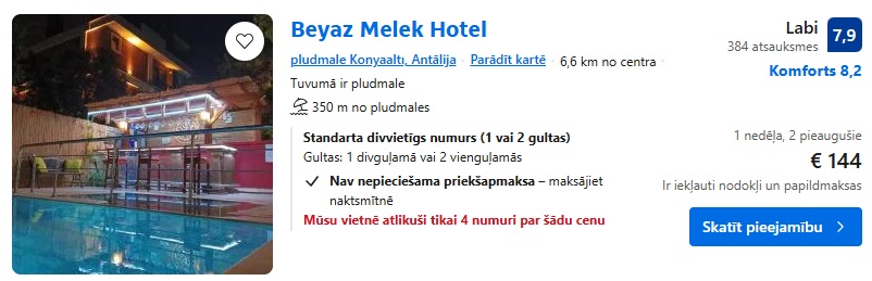 Viesnīca Antālijā