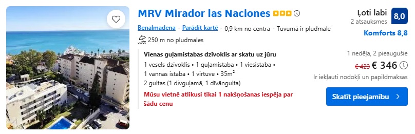 Apartamenti Kostadelsolā