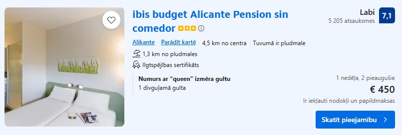Viesnīca Alikantē