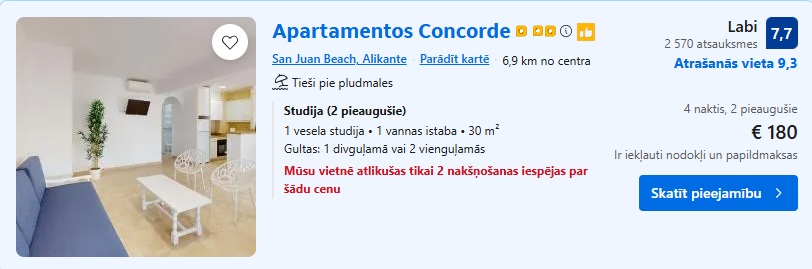 Apartamenti Alikantē