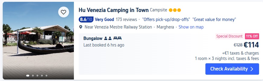 Bungalo Venēcijā