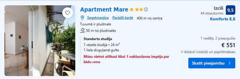 Studija Horvātijā