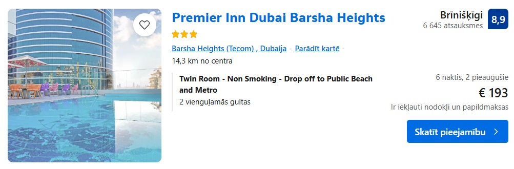Viesnīca Dubaijā