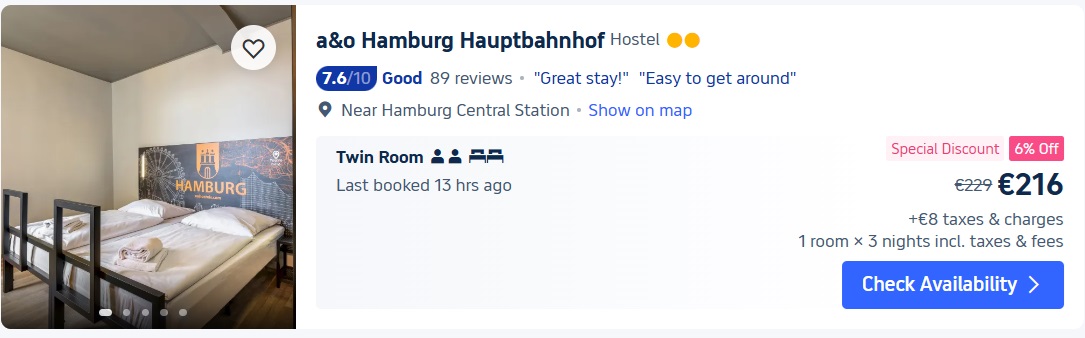 Viesnīca Hamburgā