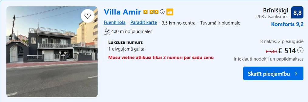 Viesnīca Kosta del Solā