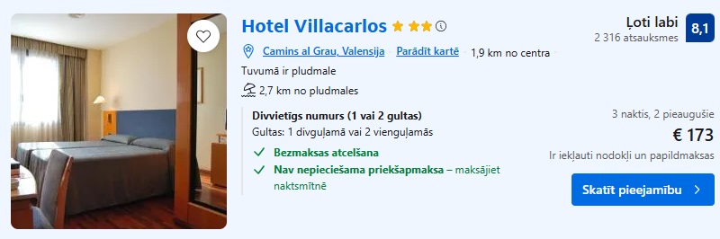 Viesnīca Valensijā